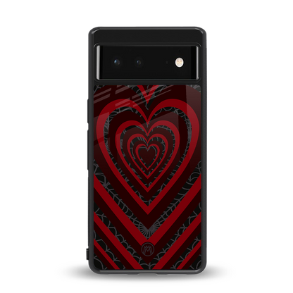 y2k hearts x spider back phone cover | glass case for Google Pixel 6A