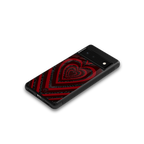y2k hearts x spider back phone cover | glass case for google pixel 6