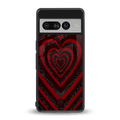 y2k hearts x spider back phone cover | glass case for google pixel 7 pro