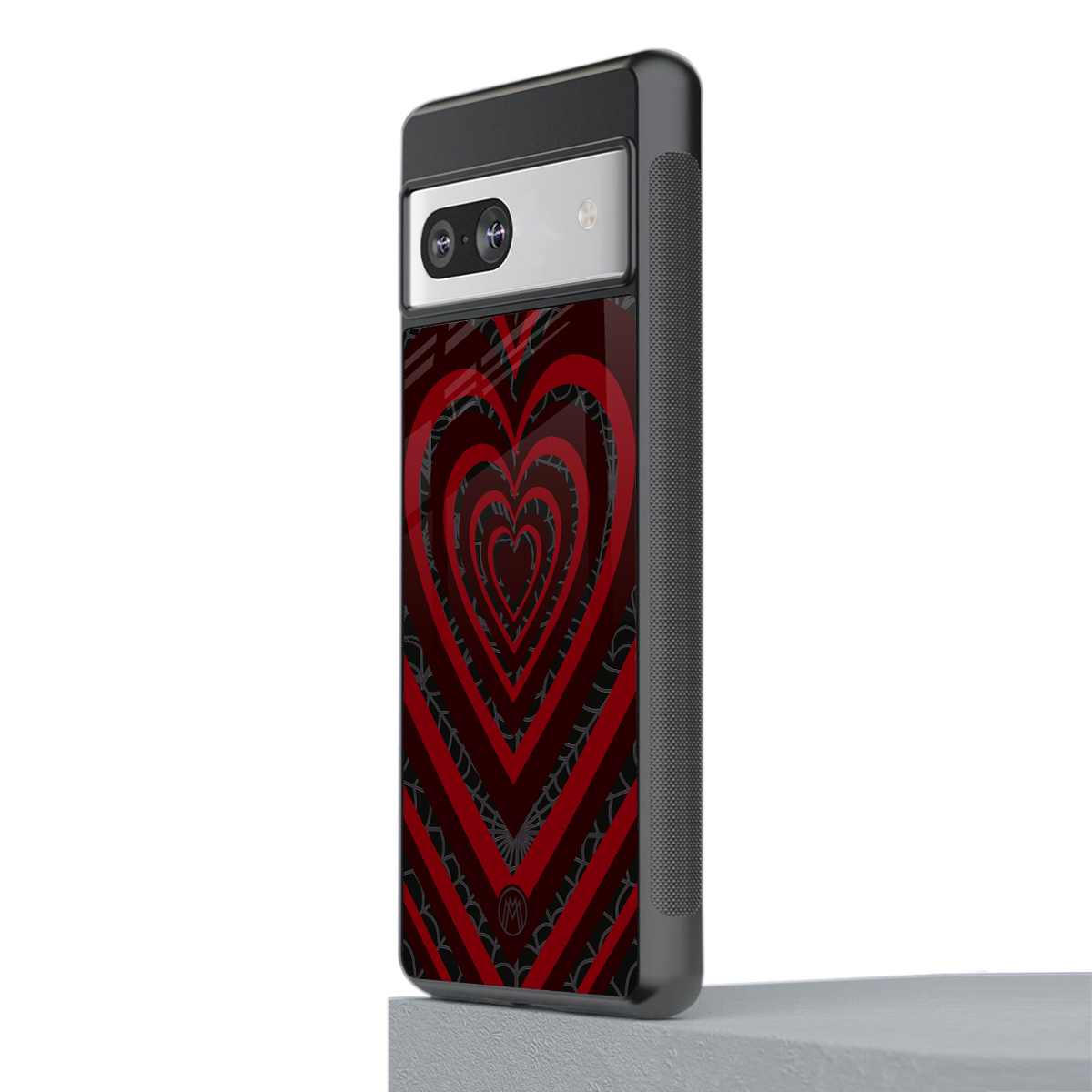 y2k hearts x spider back phone cover | glass case for Google Pixel 7