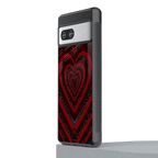 y2k hearts x spider back phone cover | glass case for Google Pixel 7A