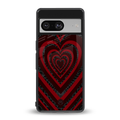 y2k hearts x spider back phone cover | glass case for Google Pixel 8