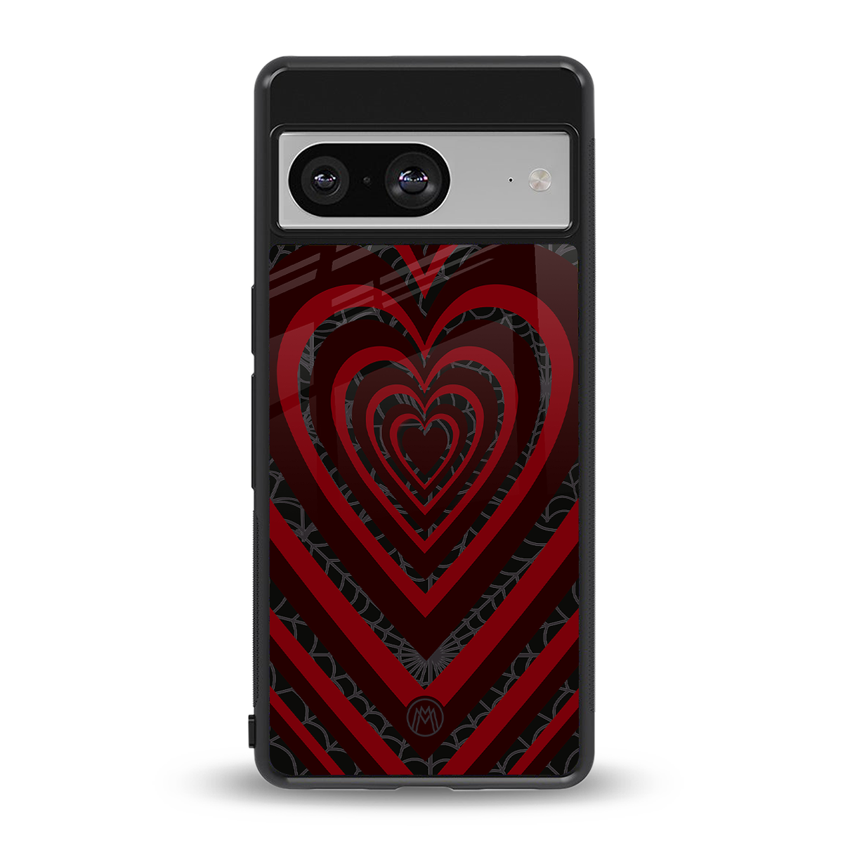 y2k hearts x spider back phone cover | glass case for Google Pixel 8