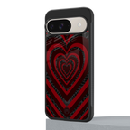 y2k hearts x spider back phone cover | glass case for google pixel 9