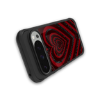 y2k hearts x spider back phone cover | glass case for google pixel 9 pro xl