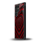 y2k hearts x spider back phone cover | glass case for samsung galaxy s23 ultra