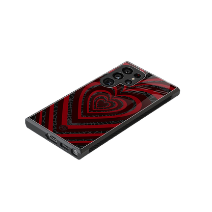 y2k hearts x spider back phone cover | glass case for samsung galaxy s23 ultra