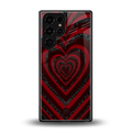 y2k hearts x spider back phone cover | glass case for samsung galaxy s25 ultra