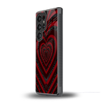 y2k hearts x spider back phone cover | glass case for samsung galaxy s25 ultra