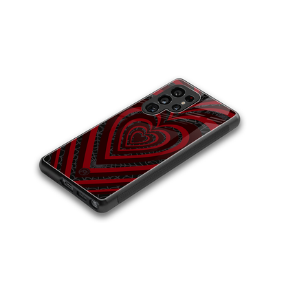 y2k hearts x spider back phone cover | glass case for samsung galaxy s25 ultra