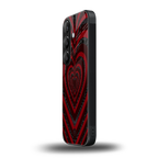 y2k hearts x spider back phone cover | glass case for samsung galaxy s25