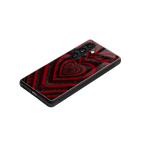 y2k hearts x spider back phone cover | glass case for samsung galaxy s23 fe