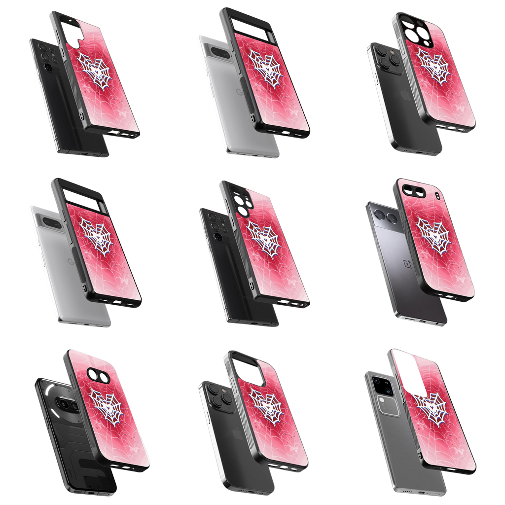Durable Glass Back Mobile Case for iPhone, Samsung, OnePlus, Google Pixel, Redmi, Vivo, Oppo