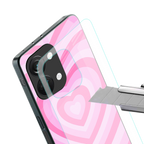 y2k pink hearts aesthetic back phone cover | glass case for oneplus nord 3