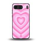 y2k pink hearts aesthetic back phone cover | glass case for oneplus nord 4