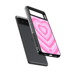 y2k pink hearts aesthetic back phone cover | glass case for Google Pixel 6A