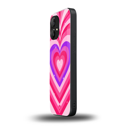 y2k pink hearts berrybomb edition back phone cover | glass case for nothing phone 1