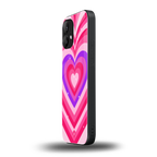 y2k pink hearts berrybomb edition back phone cover | glass case for nothing phone 2