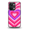 y2k pink hearts berrybomb edition back phone cover | glass case for oneplus nord 3