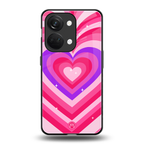 y2k pink hearts berrybomb edition back phone cover | glass case for oneplus nord 3