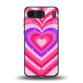 y2k pink hearts berrybomb edition back phone cover | glass case for oneplus nord 4