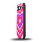 y2k pink hearts berrybomb edition back phone cover | glass case for oneplus nord 4