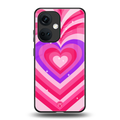 y2k pink hearts berrybomb edition back phone cover | glass case for oneplus nord ce 3