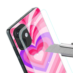 y2k pink hearts berrybomb edition back phone cover | glass case for oneplus nord ce 3