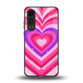 y2k pink hearts berrybomb edition back phone cover | glass case for oneplus nord ce 4 lite