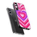y2k pink hearts berrybomb edition back phone cover | glass case for oneplus nord ce 4 lite