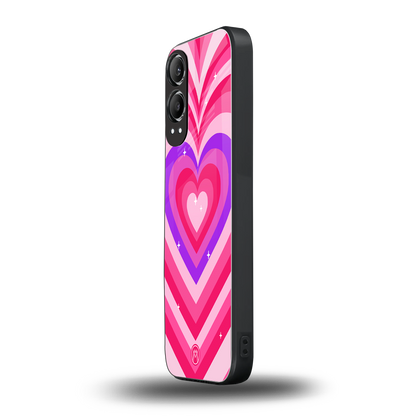 y2k pink hearts berrybomb edition back phone cover | glass case for oneplus nord ce 4 lite