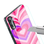 y2k pink hearts berrybomb edition back phone cover | glass case for oneplus nord ce 4 lite