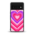 y2k pink hearts berrybomb edition back phone cover | glass case for google pixel 6 pro