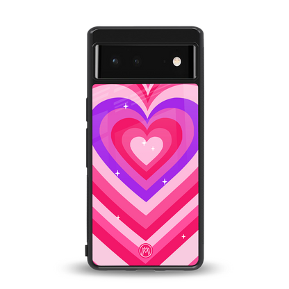 y2k pink hearts berrybomb edition back phone cover | glass case for Google Pixel 6A