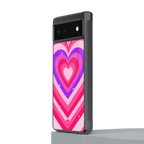y2k pink hearts berrybomb edition back phone cover | glass case for Google Pixel 6A