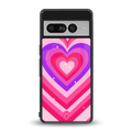 y2k pink hearts berrybomb edition back phone cover | glass case for google pixel 7 pro