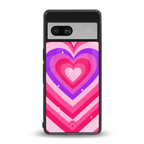 y2k pink hearts berrybomb edition back phone cover | glass case for Google Pixel 7A