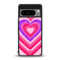 y2k pink hearts berrybomb edition back phone cover | glass case for google pixel 8 pro