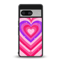 y2k pink hearts berrybomb edition back phone cover | glass case for Google Pixel 8