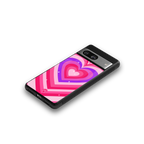 y2k pink hearts berrybomb edition back phone cover | glass case for Google Pixel 8