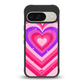 y2k pink hearts berrybomb edition back phone cover | glass case for google pixel 9