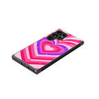 y2k pink hearts berrybomb edition back phone cover | glass case for samsung galaxy s23 ultra