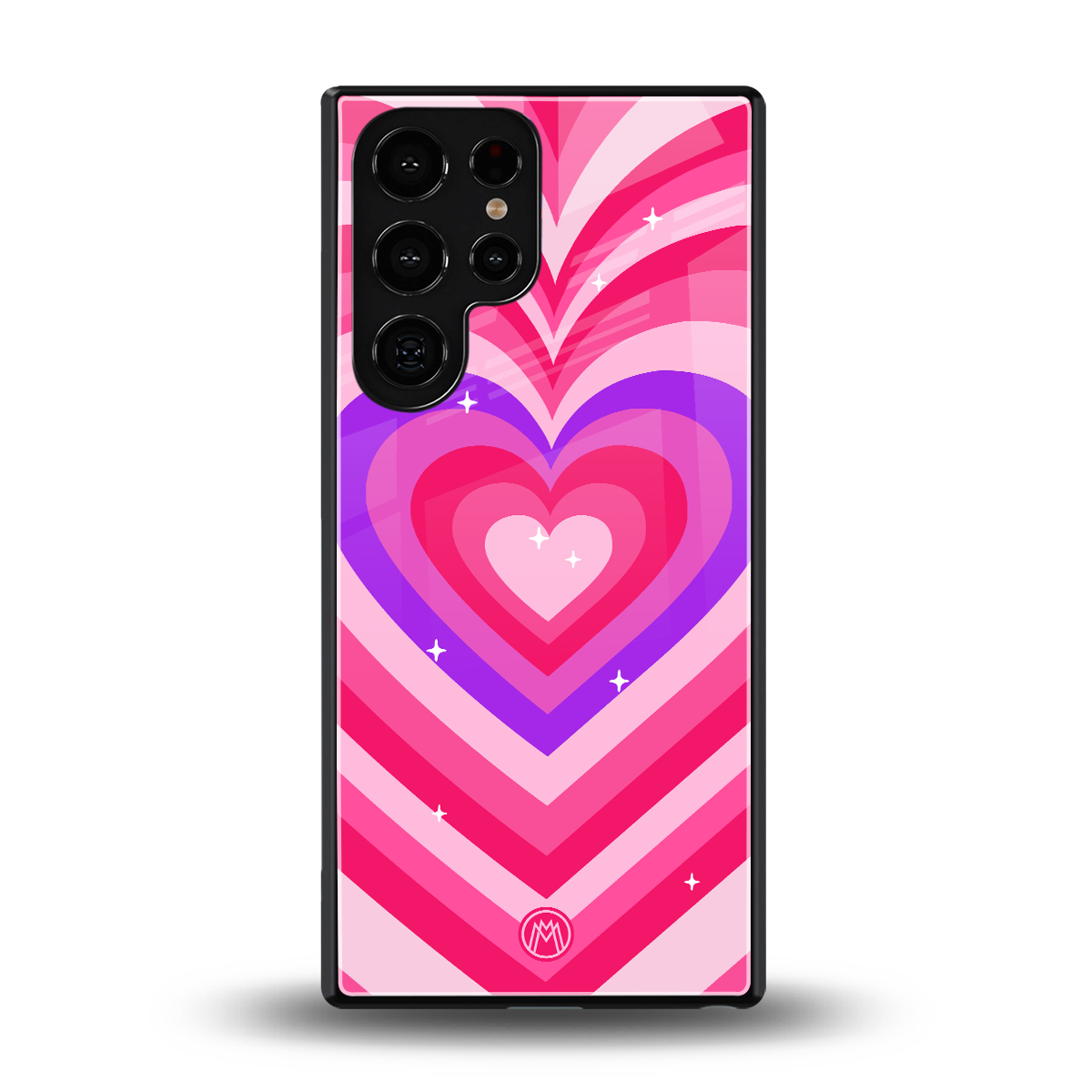 y2k pink hearts berrybomb edition back phone cover | glass case for samsung galaxy s25 ultra
