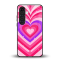 y2k pink hearts berrybomb edition back phone cover | glass case for samsung galaxy s25 plus