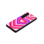 y2k pink hearts berrybomb edition back phone cover | glass case for samsung galaxy s25 plus