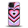y2k pink hearts bubblegum edition back phone cover | glass case for iphone 13 mini