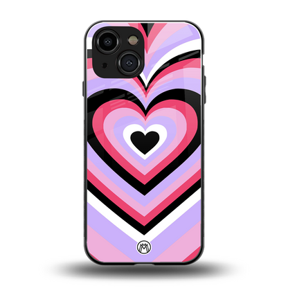 y2k pink hearts bubblegum edition back phone cover | glass case for iphone 13 mini