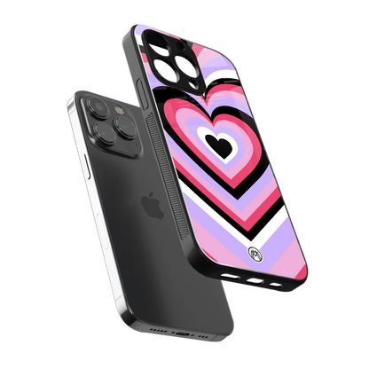 y2k pink hearts bubblegum edition back phone cover | glass case for iphone 13 pro max
