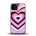 y2k pink hearts bubblegum edition back phone cover | glass case for iphone 13