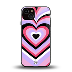 y2k pink hearts bubblegum edition back phone cover | glass case for iphone 13